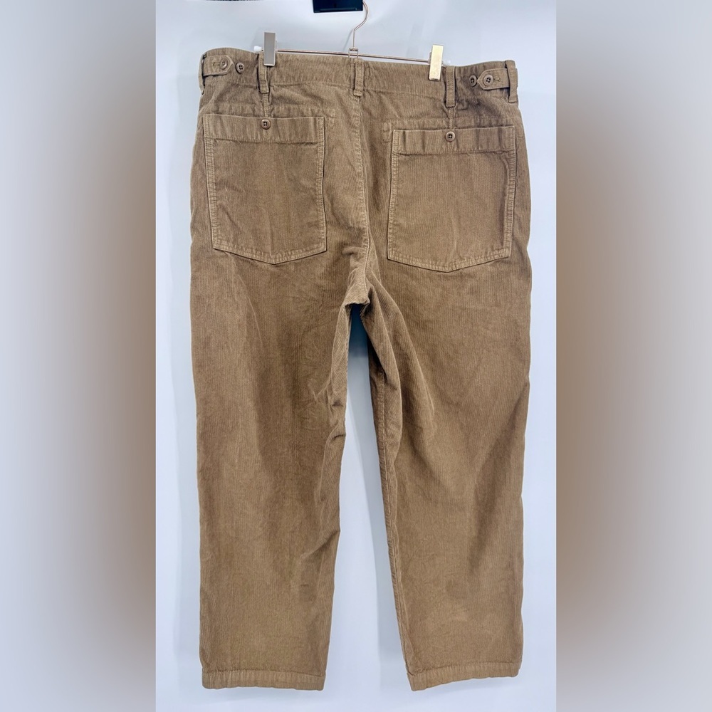 MADEWELL Men’s Fatigue Pants In Corduroy Woodland Brown NW541 - Picture 3 of 8